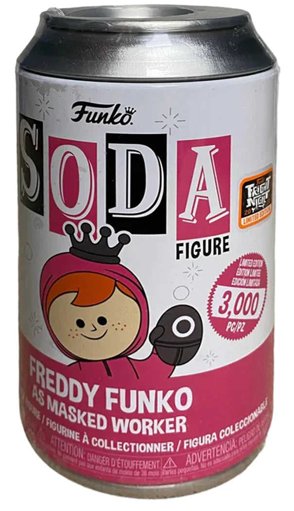 Funko Soda! Freddy Funko As Masked Worker [Fright Night Exclusive]